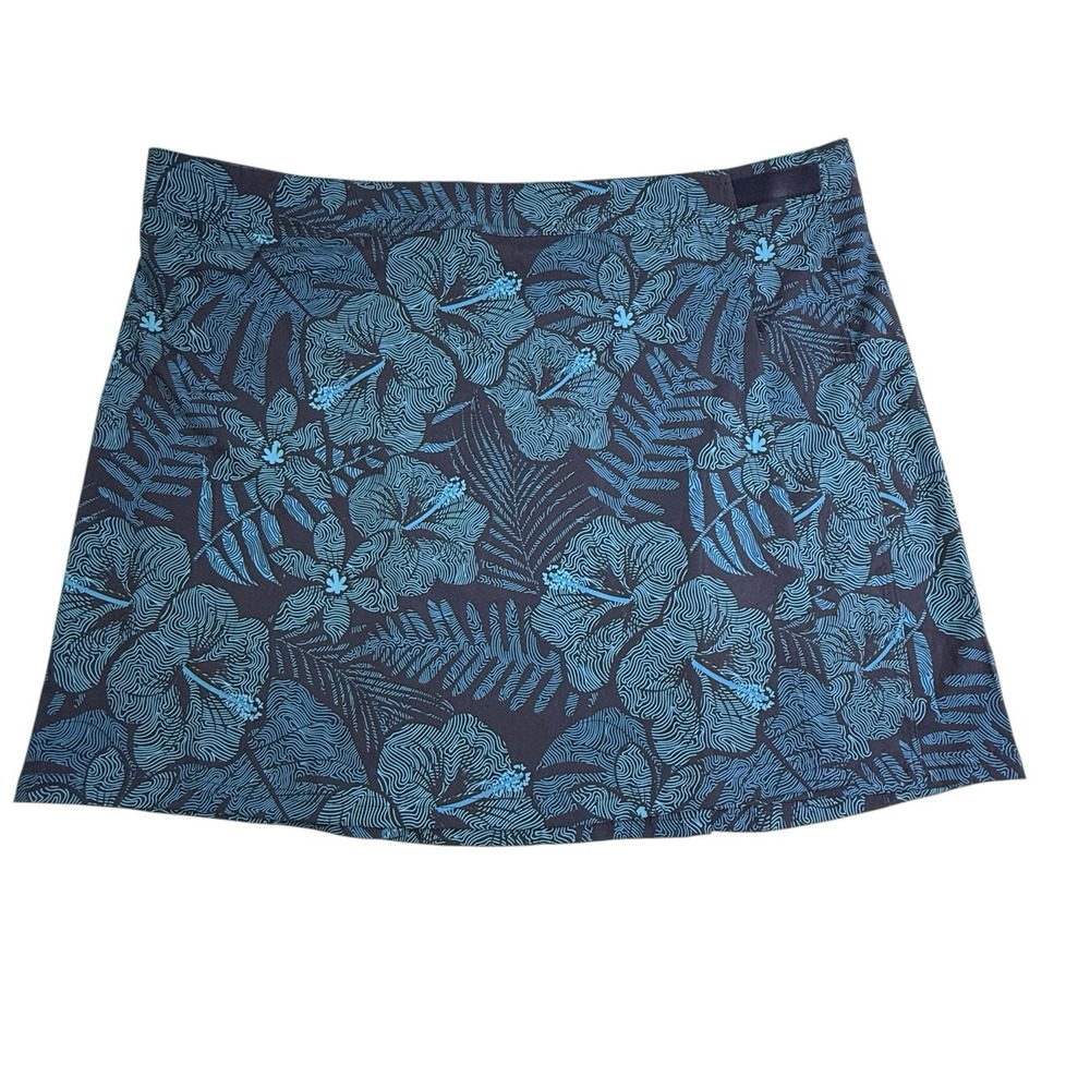 NWT RipSkirt Hawaii Maui Moonlight Wrap Skirt Size XXL Blue Floral Travel Wrap